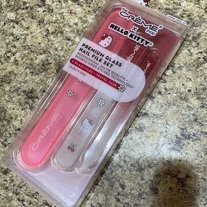 Premium Glass nail file set Hellokitty